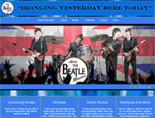 Tablet Screenshot of beatlemaniacs.com
